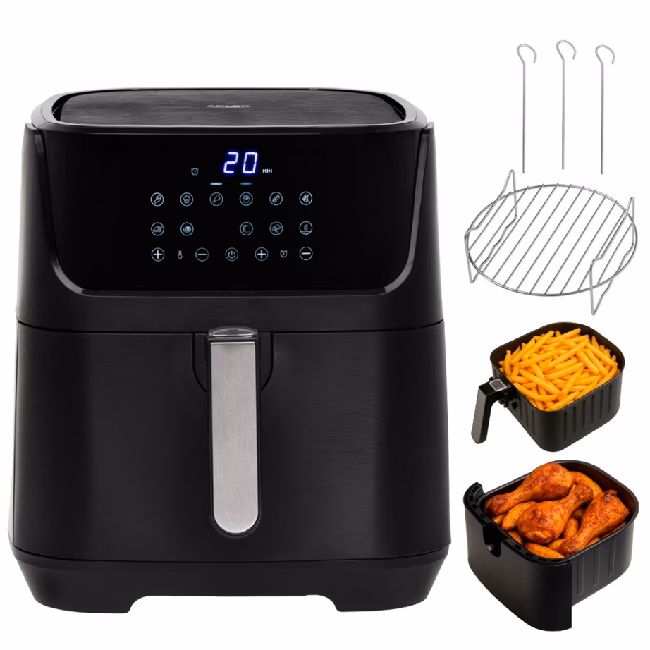 Kuumaõhufritüür Adler AD 6317, 5,5 l, 12 programmi, 80–200 °C, must - 9