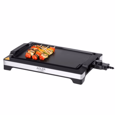 Lauagrill Adler AD 6613, mittenakkuv pind, max 3000 W, must