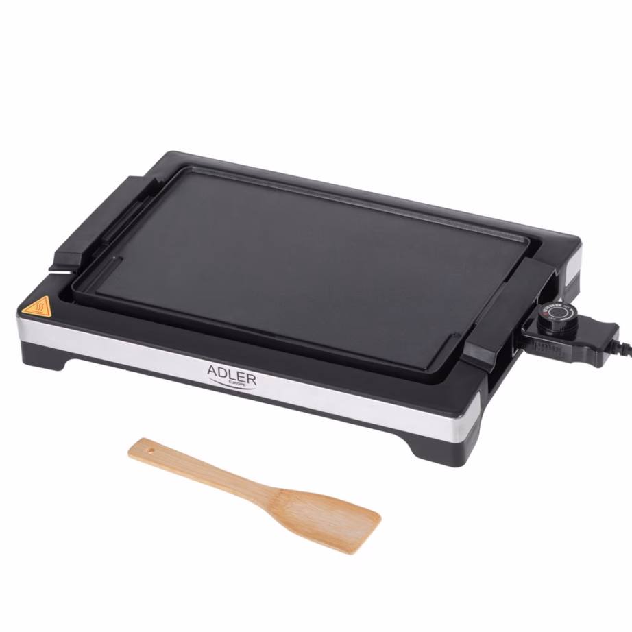 Lauagrill Adler AD 6613, mittenakkuv pind, max 3000 W, must - 3
