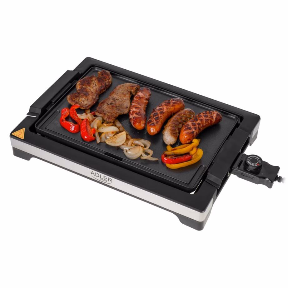 Lauagrill Adler AD 6613, mittenakkuv pind, max 3000 W, must - 8
