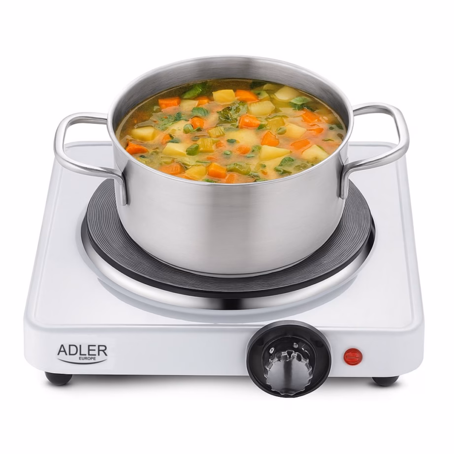 Lauapliit Adler AD 6503, 1 keeduala, 1500 W, valge - 12