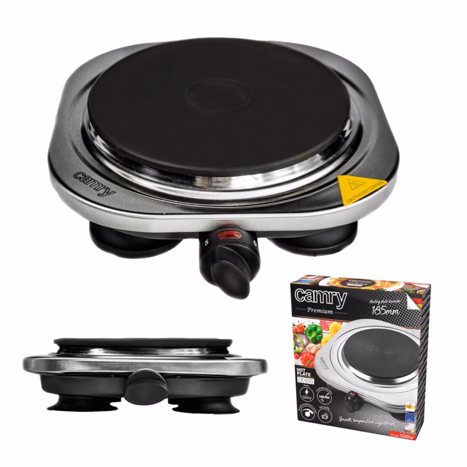 Eraldiseisev elektripliit Adler CAMRY CR 6510, 1 keedutsoon, 1500 W - 12