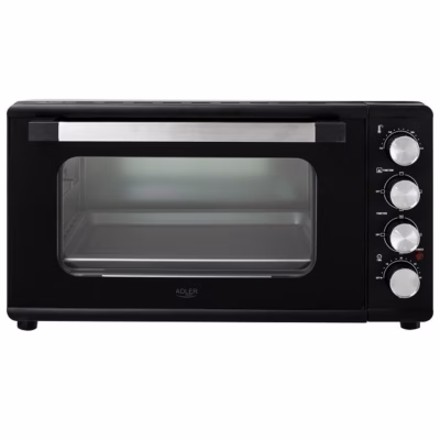 Miniahi Adler AD 6030, 42 l, 2000 W, maks. 230 °C, rotisserii, must