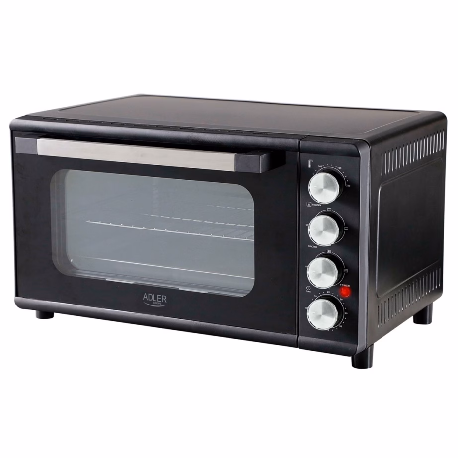 Miniahi Adler AD 6030, 42 l, 2000 W, maks. 230 °C, rotisserii, must - 2