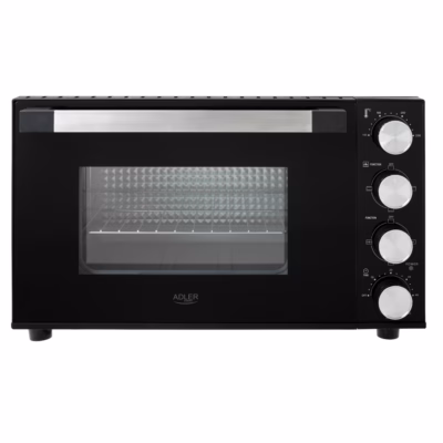 Miniahi Adler AD 6031, 30 l, 1800 W, kuni 230°C, eraldiseisev, must