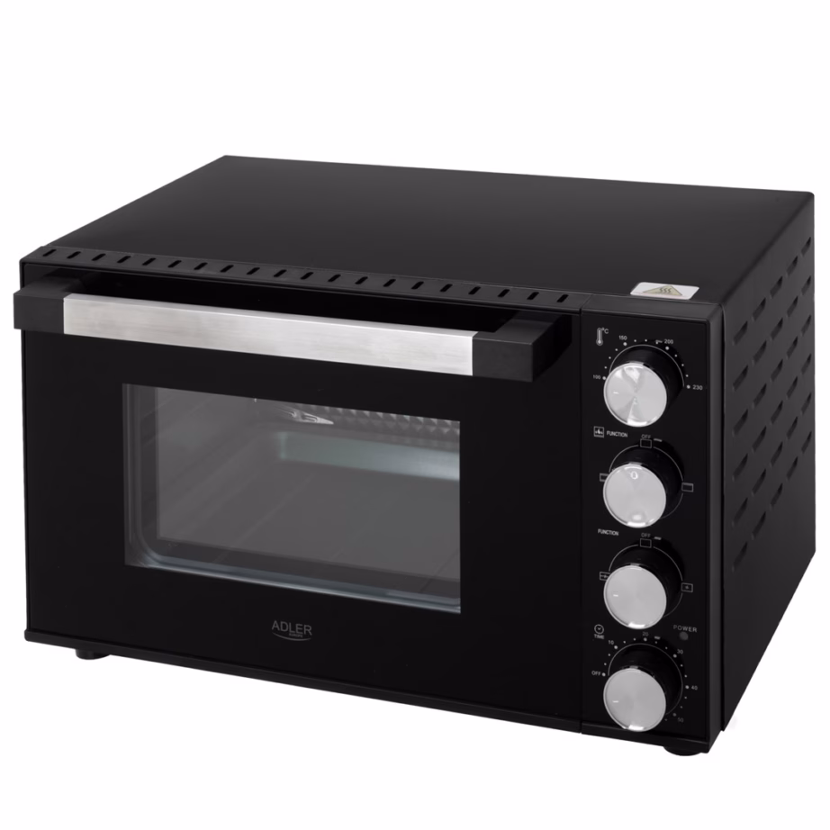 Miniahi Adler AD 6031, 30 l, 1800 W, kuni 230°C, eraldiseisev, must - 2