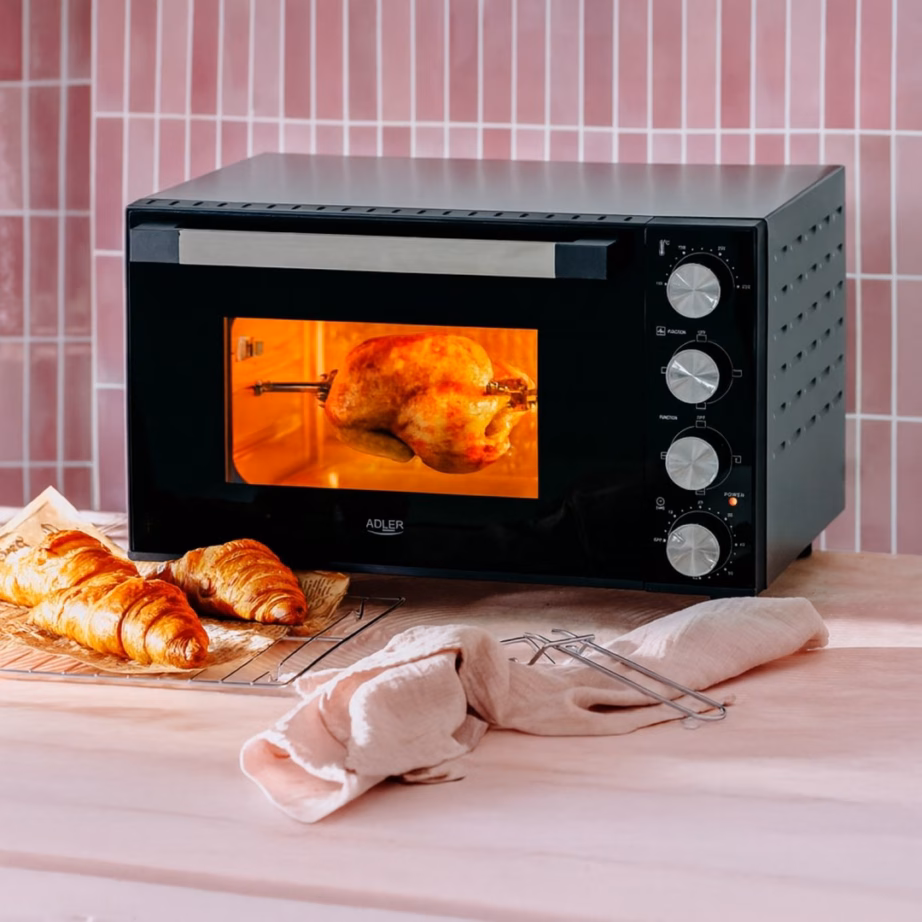 Miniahi Adler AD 6031, 30 l, 1800 W, kuni 230°C, eraldiseisev, must - 18