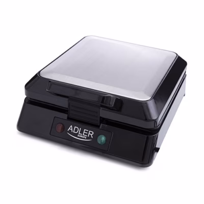 Vahvliküpsetaja Adler AD 3036, 4 vahvlile, 1500 W, must/hall