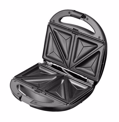 Võileivagrill Adler AD 3040, 1200 W, vahvliplaatide ja grillplaatidega, must/hall