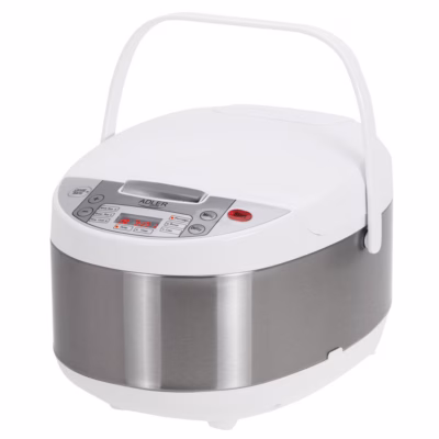 Multikeetja Adler AD 6420, 6 automaatprogrammi, 3,25 L, 700 W, valge/hõbedane