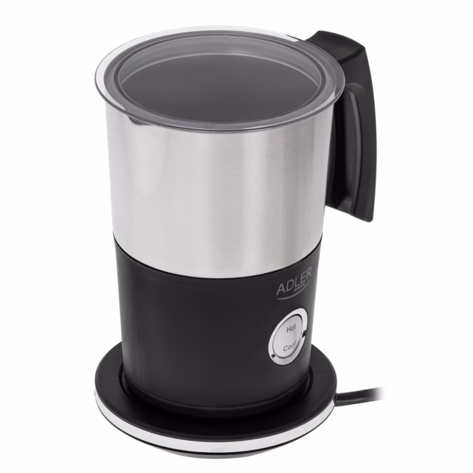 Piimavahustaja ja -soojendaja Adler AD 4497, 600 W, 300 ml, must/hõbedane - 5