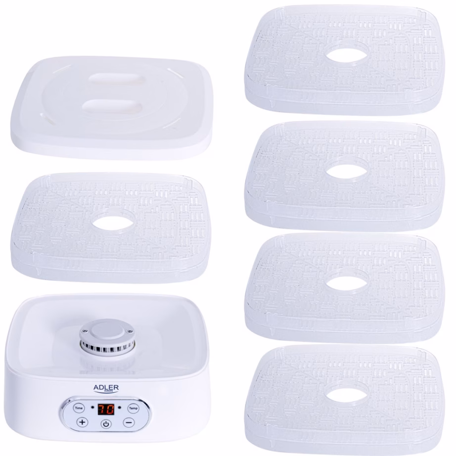 Toidukuivati Adler AD 6658, 5 resti, LCD-ekraan, 35–70 °C, 230 W - 7