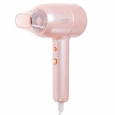 Föön Adler AD 2279p, 1600 W (max 1800 W), roosa, külma õhu funktsioon