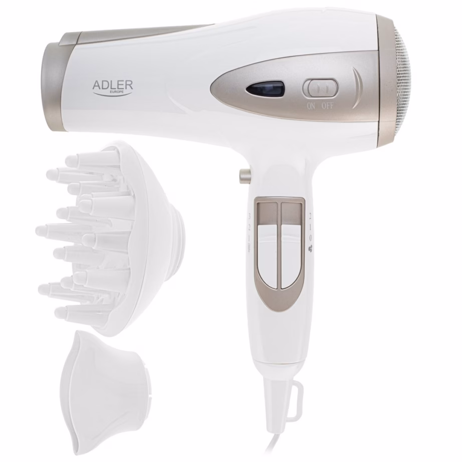 Föön Adler AD 2248WC, 2400 W, ioonfunktsioon, difuuser ja suunamisotsik - 3