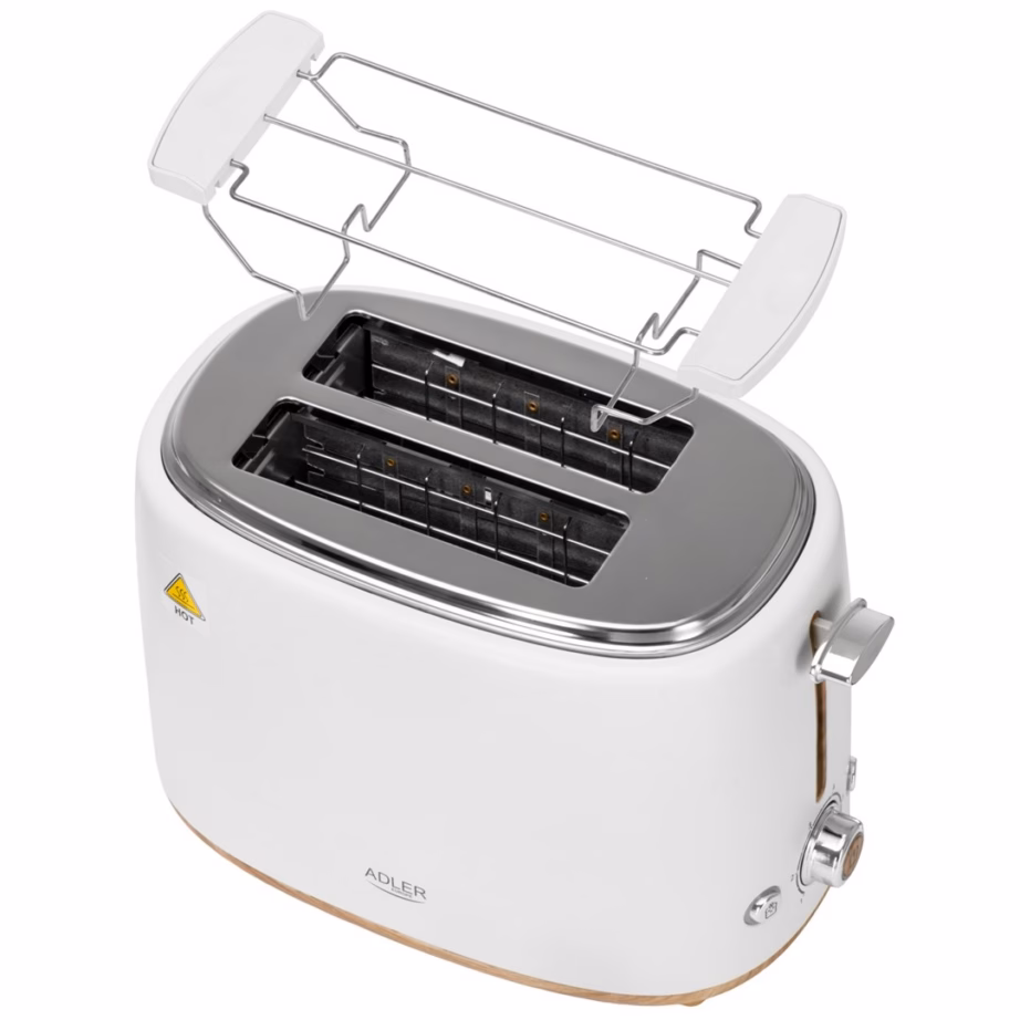 Grillfunktsiooniga röster Adler AD 3225, 2 viilu, 950 W, 6 pruunistusastet - 2