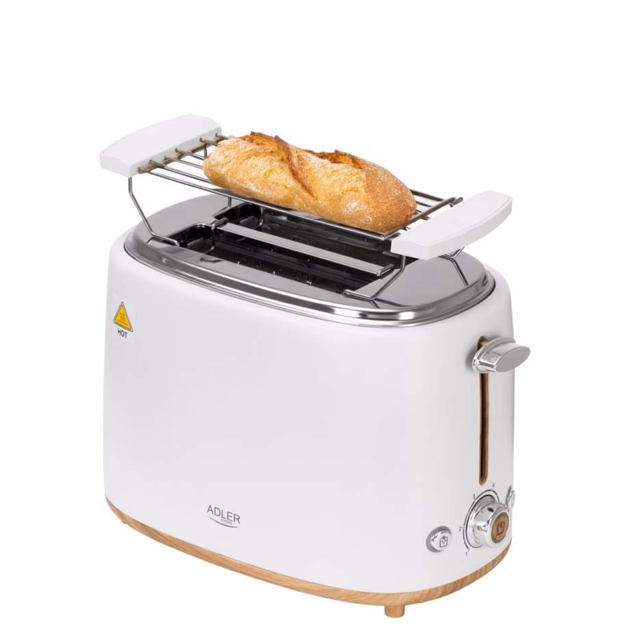 Grillfunktsiooniga röster Adler AD 3225, 2 viilu, 950 W, 6 pruunistusastet - 8