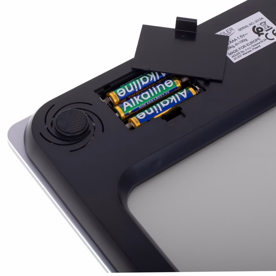 Vannitoakaal Adler AD 8175 LED, 180 kg, karastatud klaas - 3