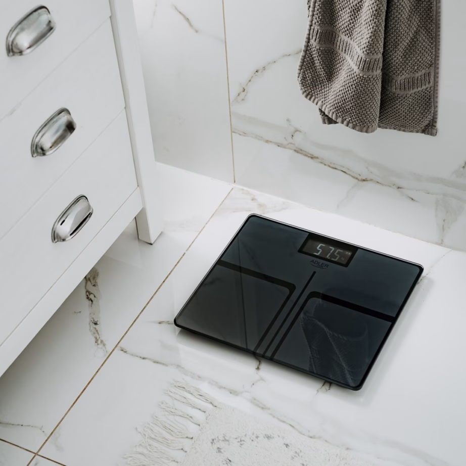 Vannitoakaal Adler AD 8194s STRIPES, USB‑C laetav, 180 kg, must - 12