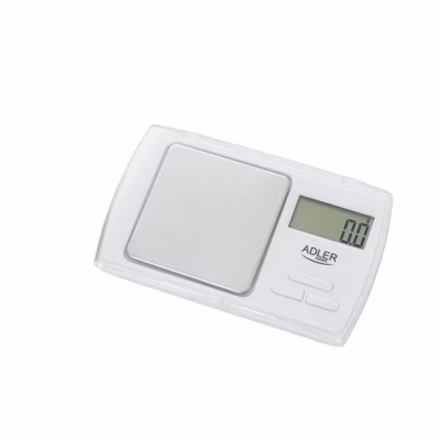 Elektrooniline köögikaal Adler AD 3161, valge, 0,1 g täpsus, kuni 0,5 kg