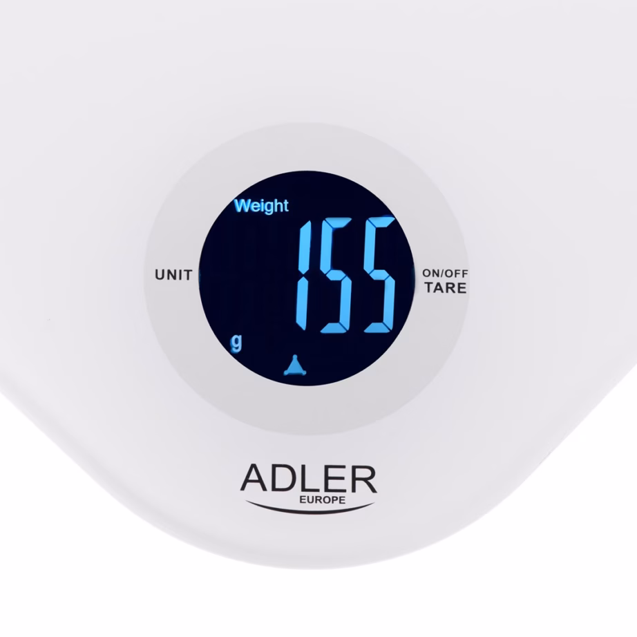 Elektrooniline köögikaal Adler AD 3180, 10 kg, 1 g täpsus, karastatud klaas - 3
