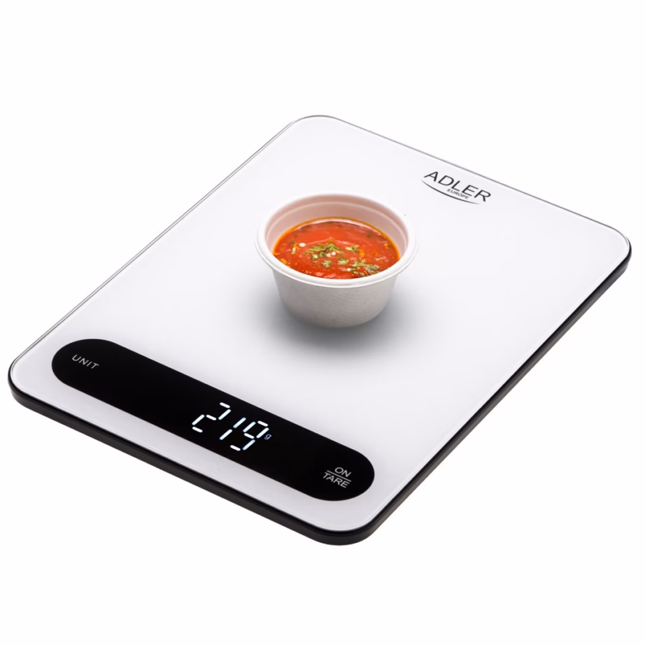 Elektrooniline köögikaal Adler AD 3177wb, 10 kg, 1 g täpsus, LED-ekraan, USB-C - 3