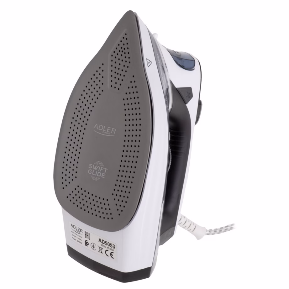 Aurutriikraud Adler AD 5053, 3000 W, 0,3 l veepaak, LCD-ekraan, aurulöök 240 g/min - 2