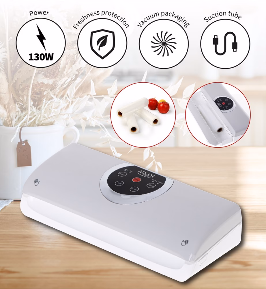 Vaakumpakendaja Adler AD 4503, 130 W, -750 kuni -800 mbar - 11