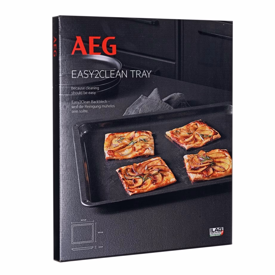 Ahju küpsetusplaat AEG A9OOAF11, ristkülikukujuline, must, 46,6 × 38,5 cm - 8
