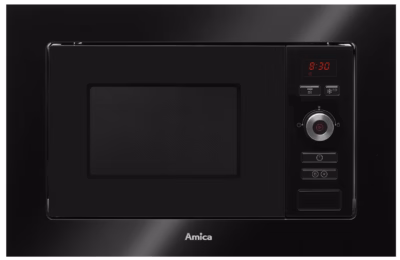 Integreeritav grillmikrolaineahi Amica AMMB20E1GB, 20 l, 800 W, must