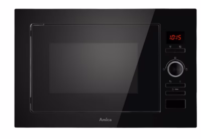 Integreeritav mikrolaineahi Amica AMMB25E3GB, 25 l, 900 W, grill 1000 W, must