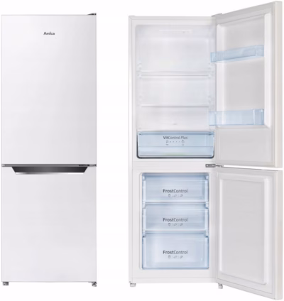 Eraldiseisev külmik-sügavkülmik Amica FK2425.4UNT(E), 227 l, energiaklass E