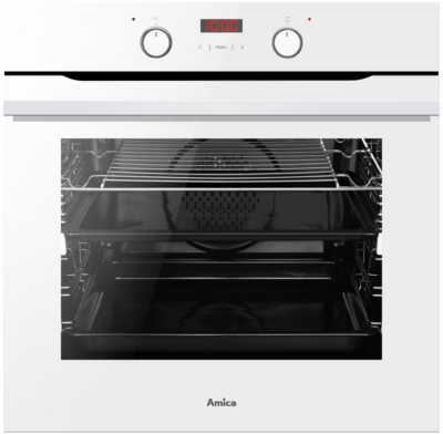 Integreeritav elektriahi Amica ED3765171W, 77 l, LED-ekraan, teleskoopsiinid