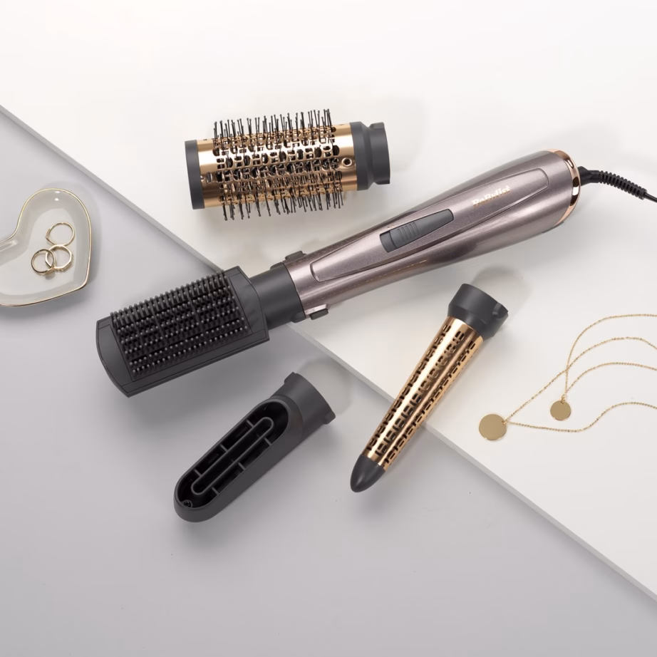 Juuste stiliseerimiskomplekt BaByliss Air Style 1000, 1000 W, 2,5 m juhe, must/vask/pallaadium - 11