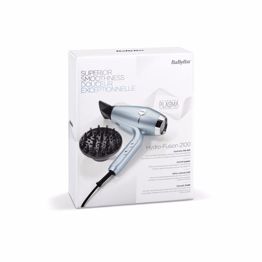 Föön BaByliss Hydro-Fusion 5573U, 2100 W, difuusoriga - 8
