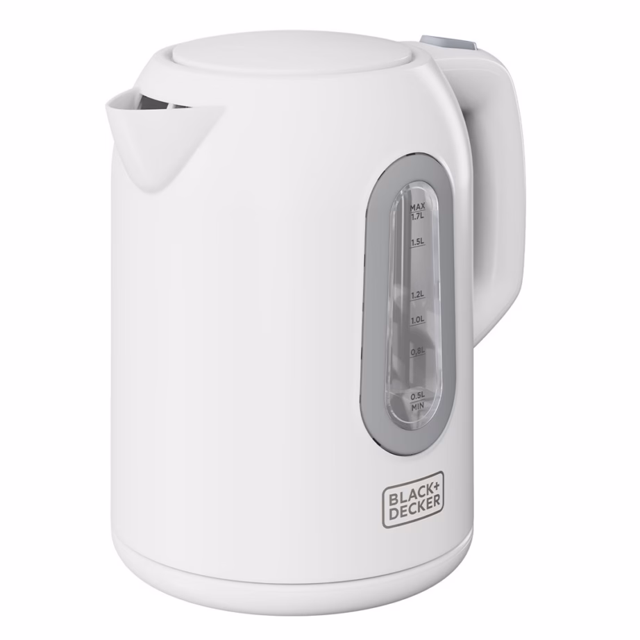 Veekeetja Black+Decker BXKE2204E, 1,7 l, 2200 W, valge - 2