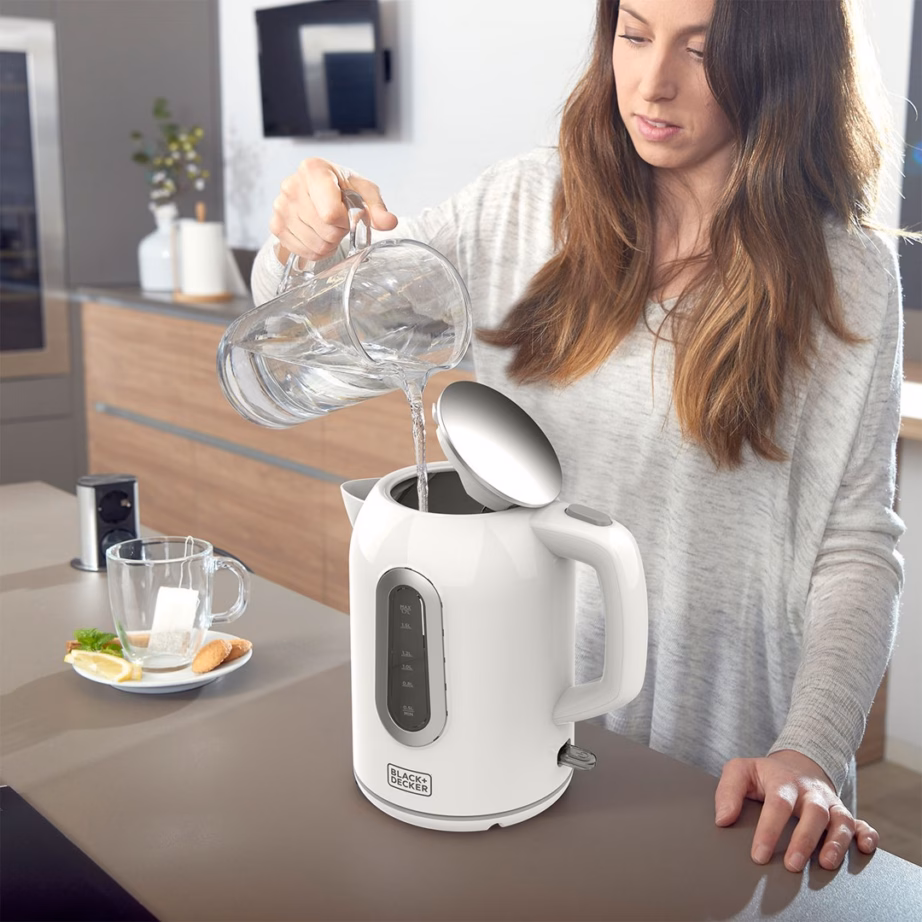 Veekeetja Black+Decker BXKE2204E, 1,7 l, 2200 W, valge - 6