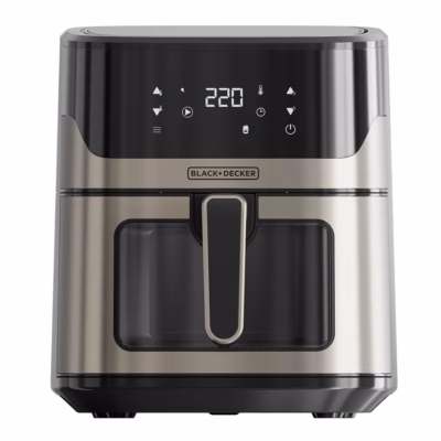 Kuumaõhufritüür Must+DECKER BXAF6500E, 6,5 l, 1600 W, 8 programmi