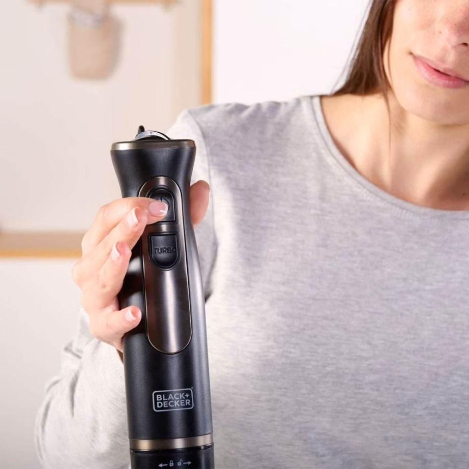 Saumikser Black+Decker BXHBA800E, 800 W, 0,6 l mõõdutops ja 0,5 l hakkija, must - 3