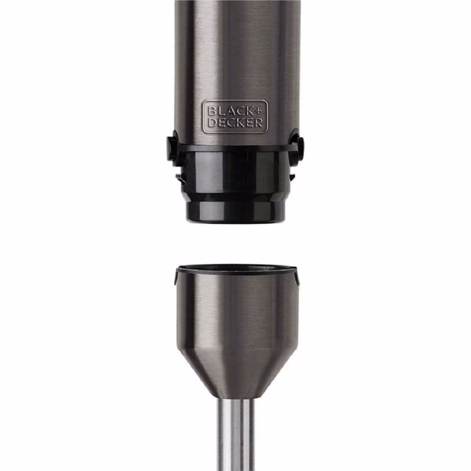 Saumikser Black+Decker BXHBA1200E, 1200 W, turborežiim, 4 teraga, must/hõbedane - 2