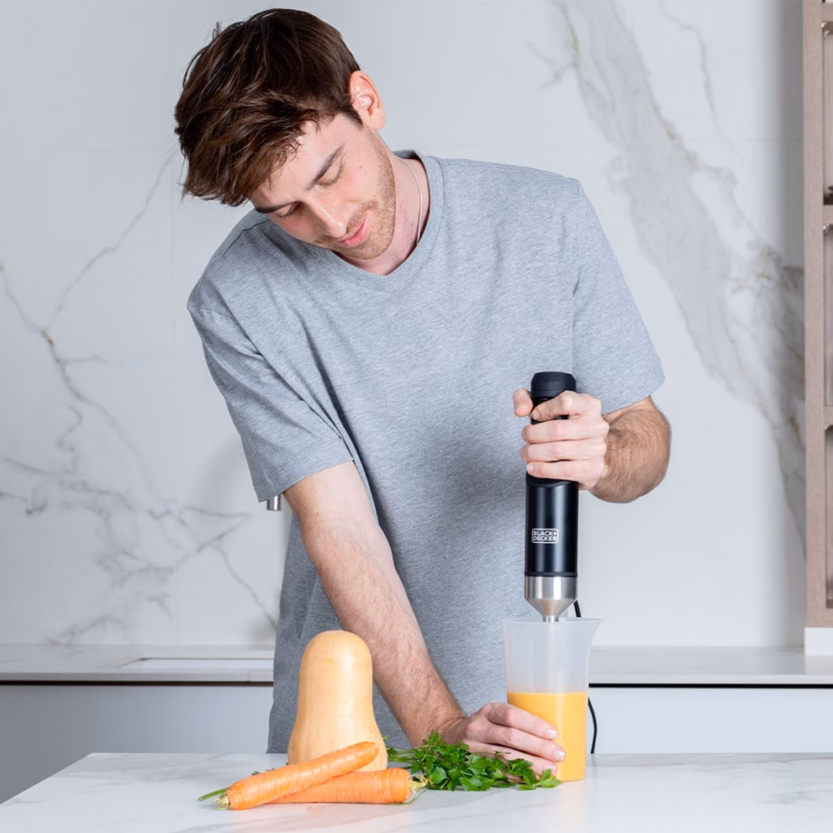 Saumikser Black+Decker BXHBA1501E, 1500 W, roostevabast terasest tera ja otsik - 14
