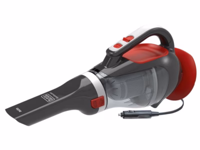 Käsitolmuimeja Must+DECKER ADV1200, 12 V, kotita, 0,61 l, 5 m juhe, hall/punane