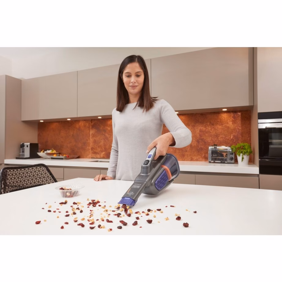 Käsitolmuimeja Black+Decker BHHV520BFP, 18 V, 0,7 l, kotita, must/lilla - 13