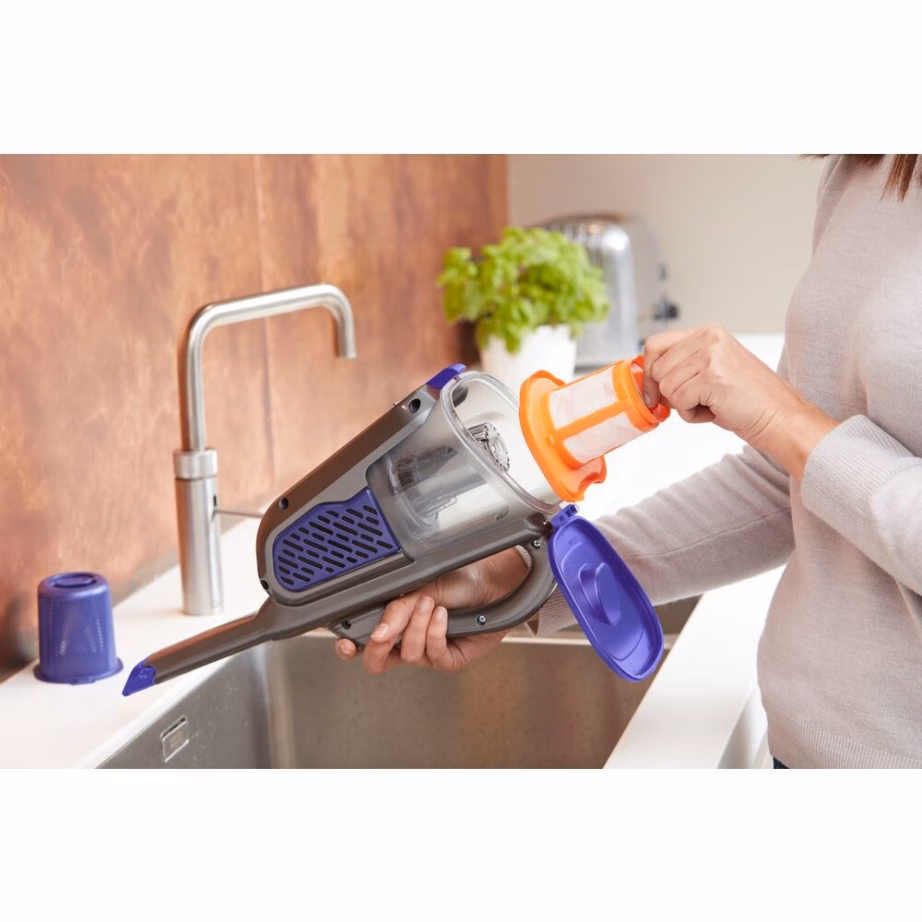 Käsitolmuimeja Black+Decker BHHV520BFP, 18 V, 0,7 l, kotita, must/lilla - 14