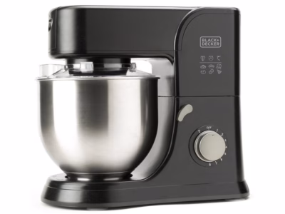 Planetaarmikser Must+DECKER BXKM1001E, 1000 W, 5,2 l roostevabast terasest kauss