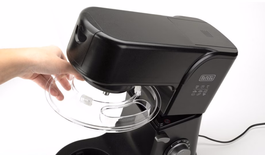 Planetaarmikser Black+Decker BXKM1001E, 1000 W, 5,2 l roostevabast terasest kauss - 4