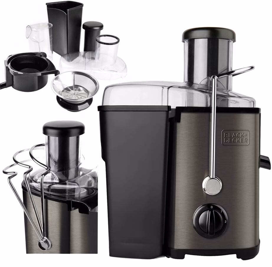 Tsentrifuug mahlapress Black+Decker BXJE600E, 600 W, 2 kiirust - 4