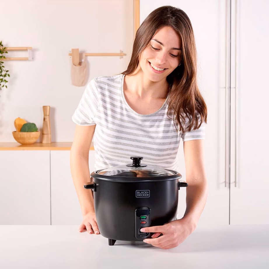 Riisikeetja Black+Decker BXRC1800E, 1,8 l, 700 W, mittenakkuva kattega - 7