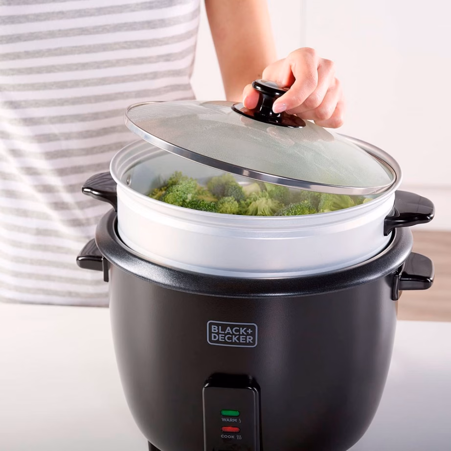 Riisikeetja Black+Decker BXRC1800E, 1,8 l, 700 W, mittenakkuva kattega - 8