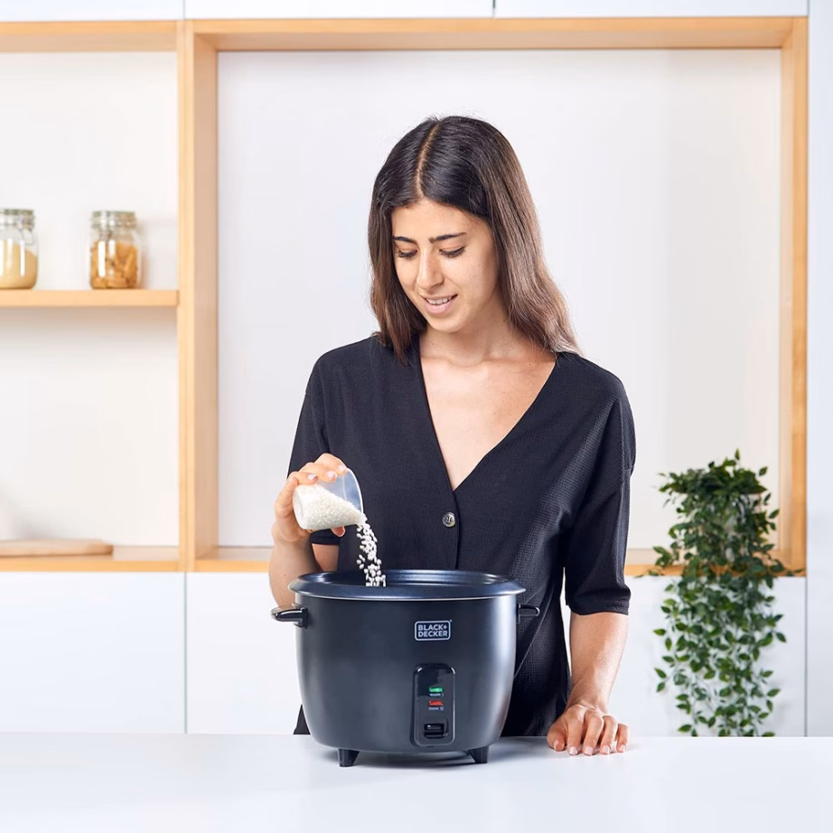 Riisikeetja Black+Decker BXRC1800E, 1,8 l, 700 W, mittenakkuva kattega - 10