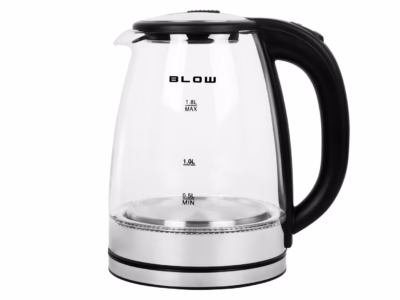 Klaasist veekeetja BLOW BK-18GS, 2000 W, 1,8 l, reguleeritav temperatuur, must